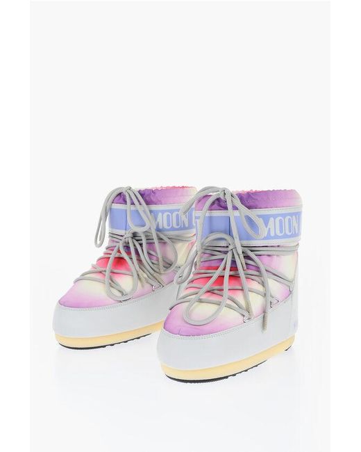 Moon Boot Multicolor Icon Tie Dye Effect Ski Boots
