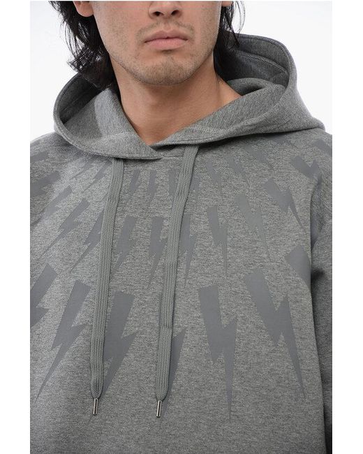 Neil barrett lightning bolt hoodie sale