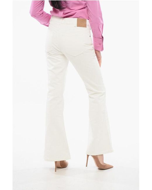 Céline Multicolor Cotton Bootcut Denims With Belt Loops 30Cm
