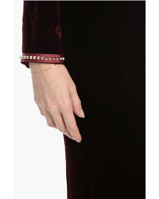 Philipp Plein Black Velour One-Shoulder Dress Amazing