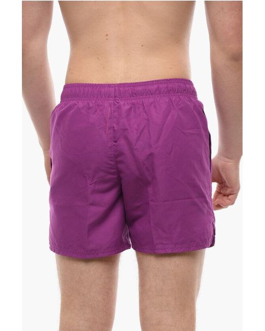 Nike Purple Swim Solid Color 5 Volley Swim Shorts With 2-Pockets for men