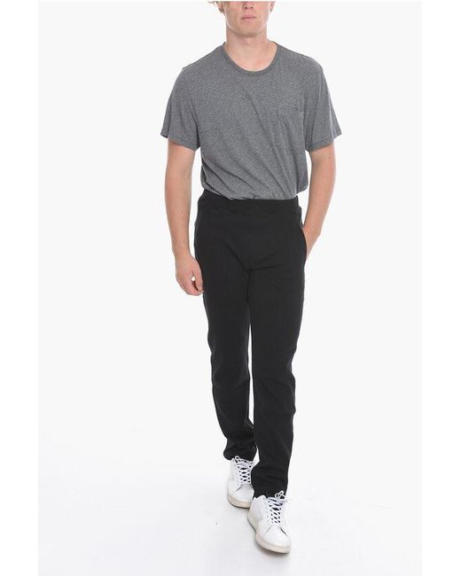 Corneliani Black Style & Freedom Brushed Cotton Blend Sweatpants for men