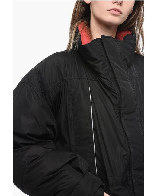 Balenciaga Black Added Jacket With Reflective Details