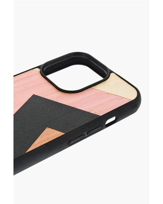 Wood'd Pink Wooden Sunset Iphone 13Pro Hard Case for men