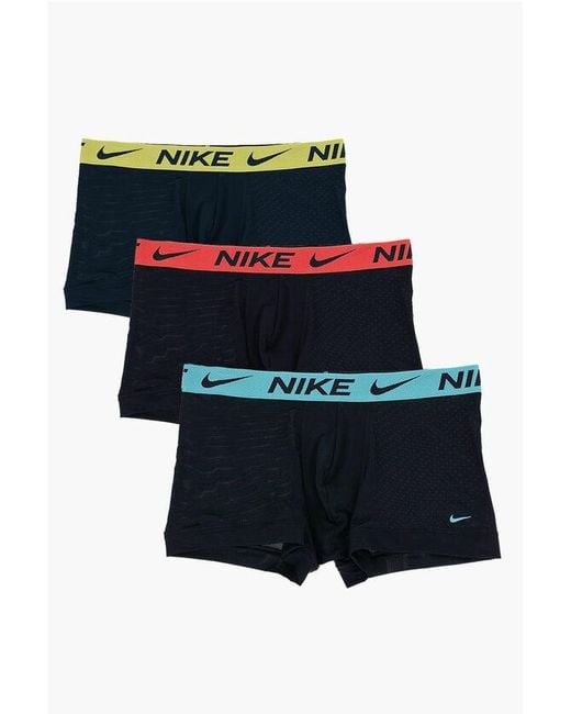 Nike Multicolor Stretch 3 Pairs Of Boxers Set for men