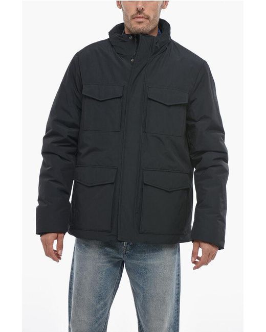 Woolrich Penn Rich Extractable Hood Cleveland Padded Jacket in Black for Men Lyst UK