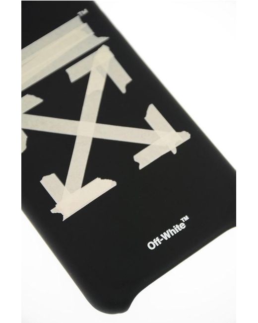 Off-White c/o Virgil Abloh Black Iphone Xs Max Tape Arrows Cover Case With Logo