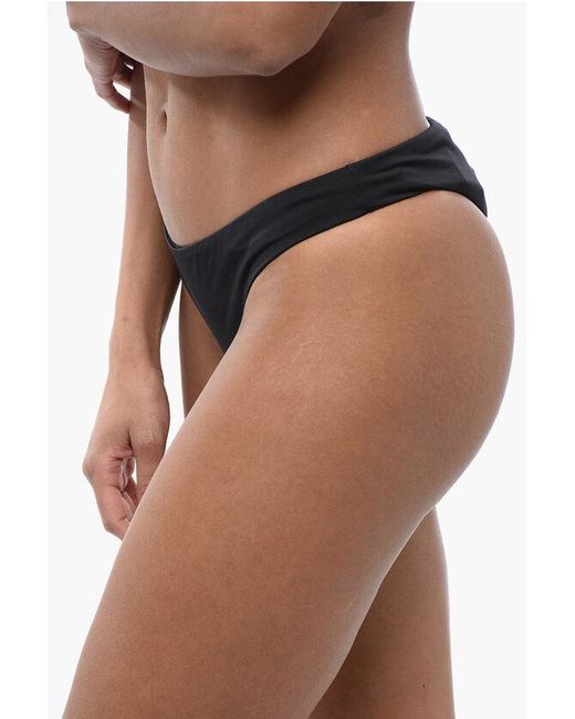 Off-White c/o Virgil Abloh Black One Shoulder Bikini Set With Embrodery