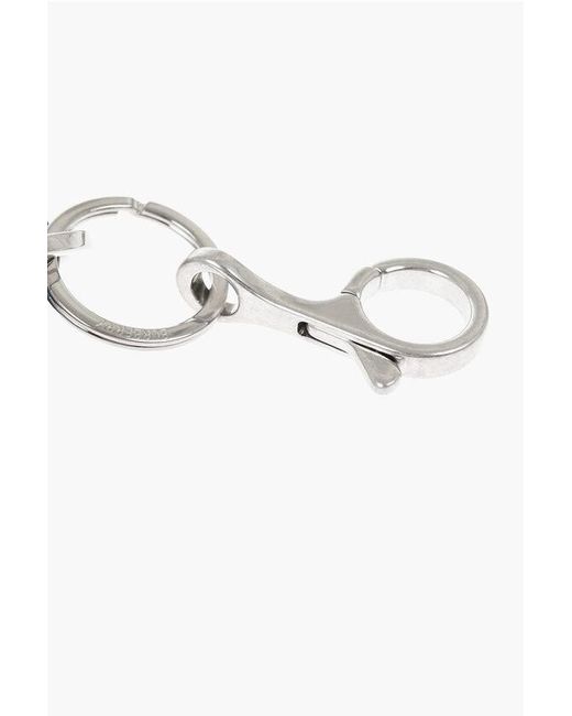 Burberry Blue Keyring With Maxi Pendant for men
