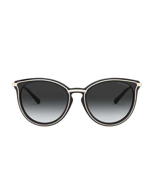 Michael Kors Black Brisbane Mk 1077 10148g Round Sunglasses