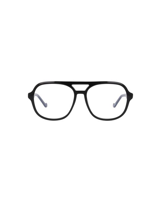 GD Collection Black Pilot Plastic Eyeglasses Online for men