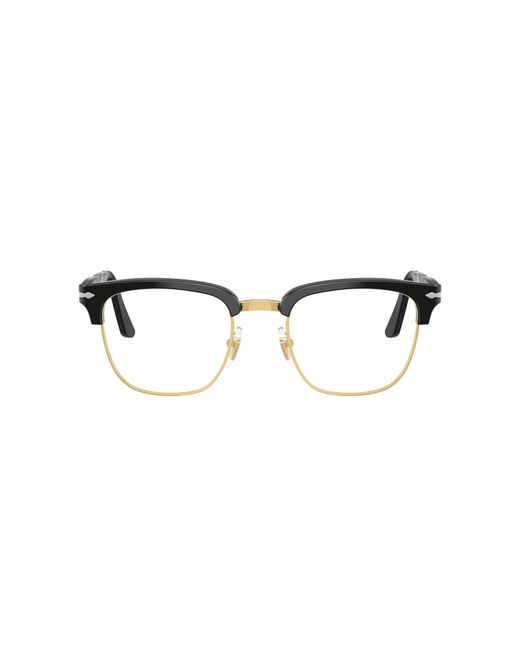 Persol Black Square Acetate Eyeglasses Online