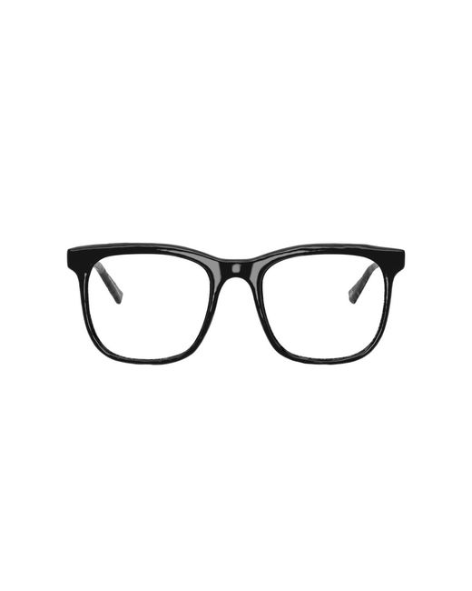 GD Collection Black Square Plastic Eyeglasses Online for men