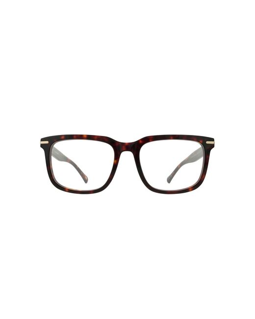 London Retro Black Square Acetate Eyeglasses Online for men
