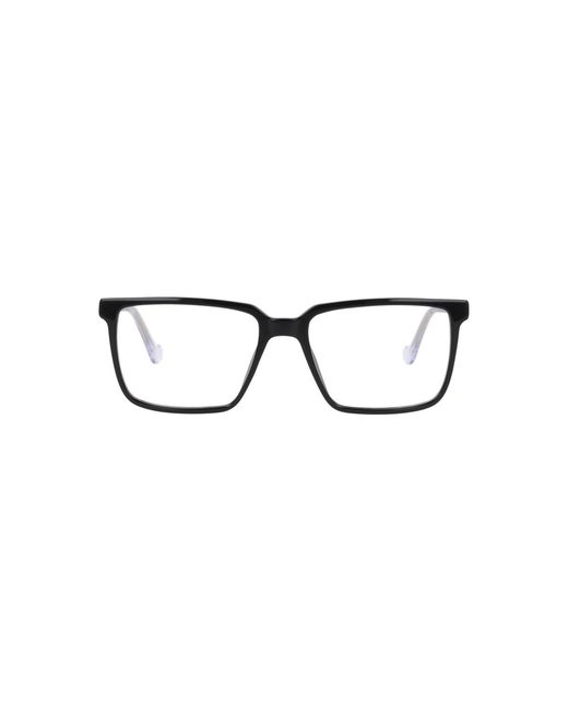 GD Collection Black Rectangle Plastic Eyeglasses Online for men