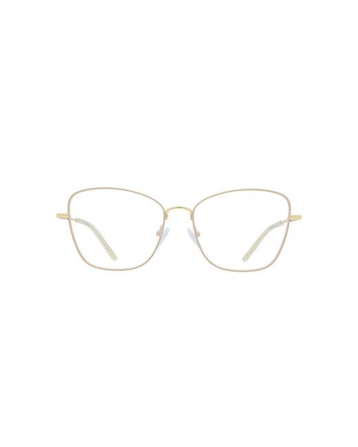 Scout Made In Italy Black Cat-Eye Metal Eyeglasses Online