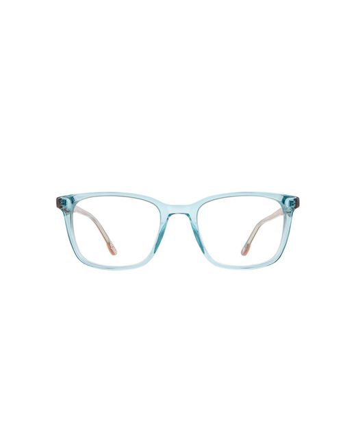 New Balance Black Square Acetate Eyeglasses Online for men