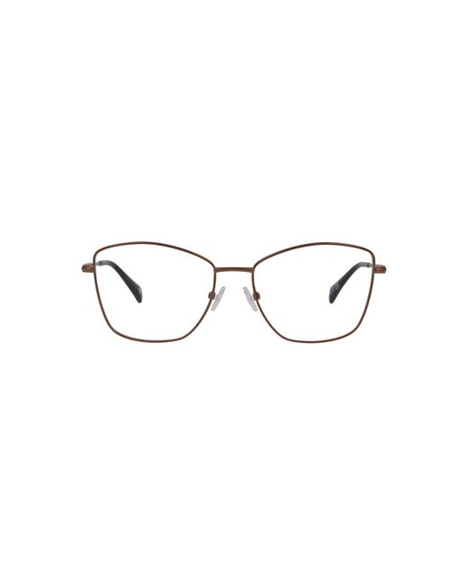 London Retro Black Cat-Eye Metal Eyeglasses Online