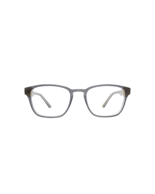 New Balance Black Square Acetate Eyeglasses Online for men