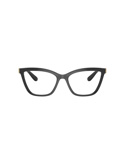 Dolce & Gabbana Black Cat-Eye Plastic Eyeglasses Online