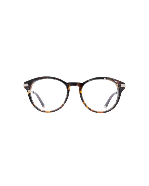 Scout Made In Italy Black Round Acetate Eyeglasses Online