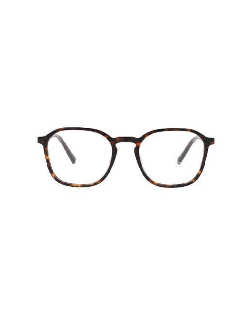 Tommy Hilfiger Black Square Acetate Eyeglasses Online for men