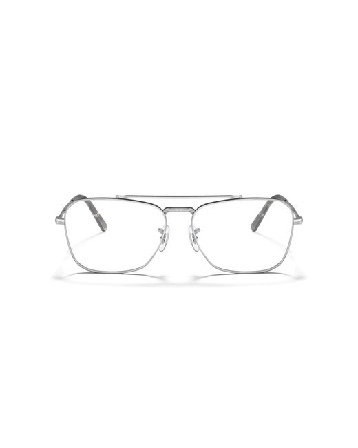Ray-Ban Black Square Metal Eyeglasses Online