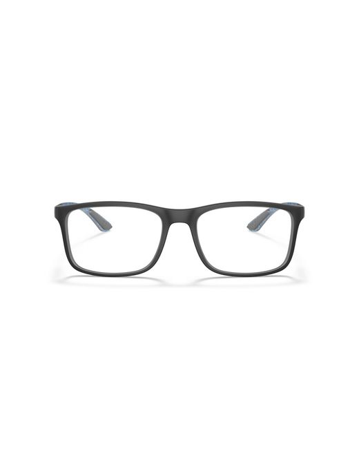 Ray-Ban Black Rectangle Plastic Eyeglasses Online