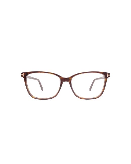 Tom Ford Black Square Acetate Eyeglasses Online