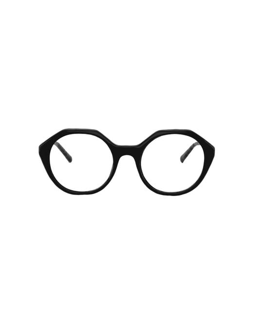 GD Collection Black Irregular Plastic Eyeglasses Online