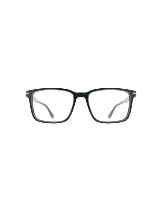 London Retro Black Rectangle Acetate Eyeglasses Online for men