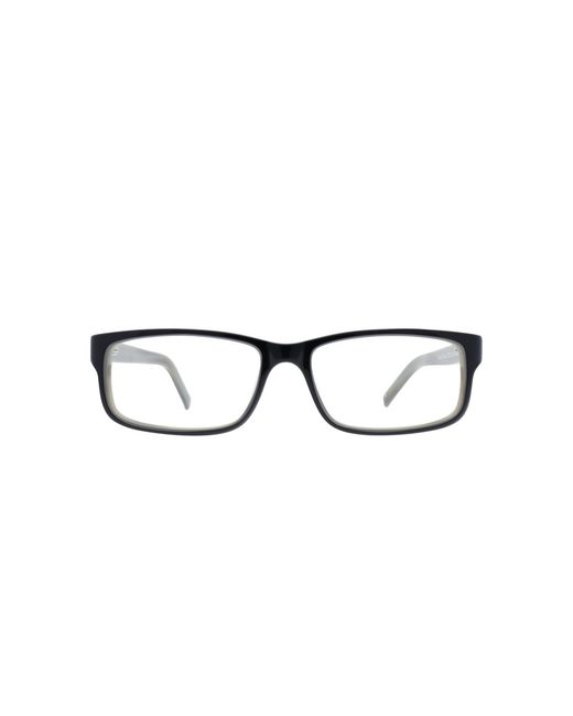 GD Collection Black Rectangle Acetate Eyeglasses Online for men
