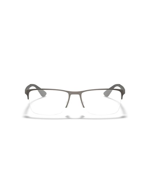 Ray-Ban Black Rectangle Metal Eyeglasses Online