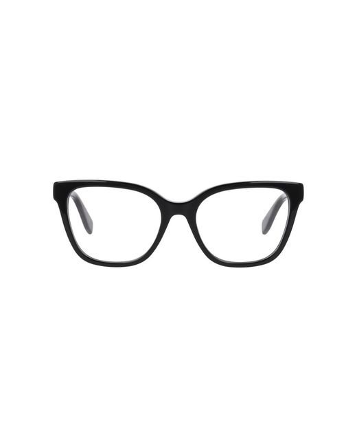 Marc Jacobs Black Rectangle Acetate Eyeglasses Online