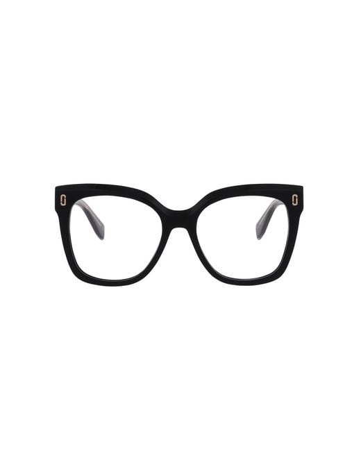 Marc Jacobs Black Cat-Eye Acetate Eyeglasses Online