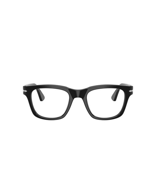 Persol Black Square Acetate Eyeglasses Online