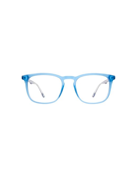 New Balance Black Square Acetate Eyeglasses Online for men