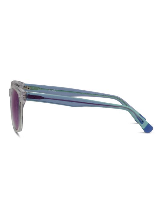 Lunettes De Soleil REVEL PARIS L'AMANT Green Jungle - Fait Main, Femme, Multicolore, NEUF