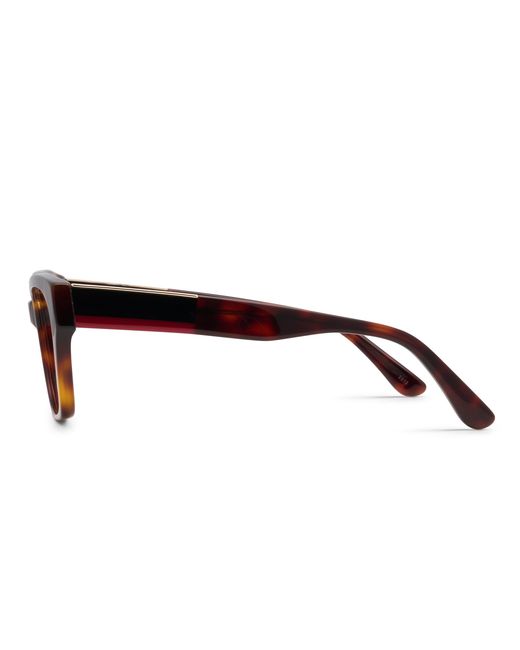 Lacoste Black Tortoiseshell Cat-Eye Eyeglasses