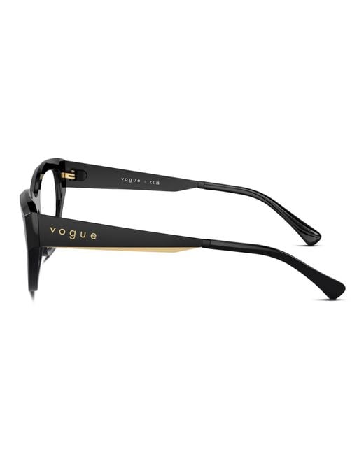Vogue Black Vogue Geometric Eyeglasses