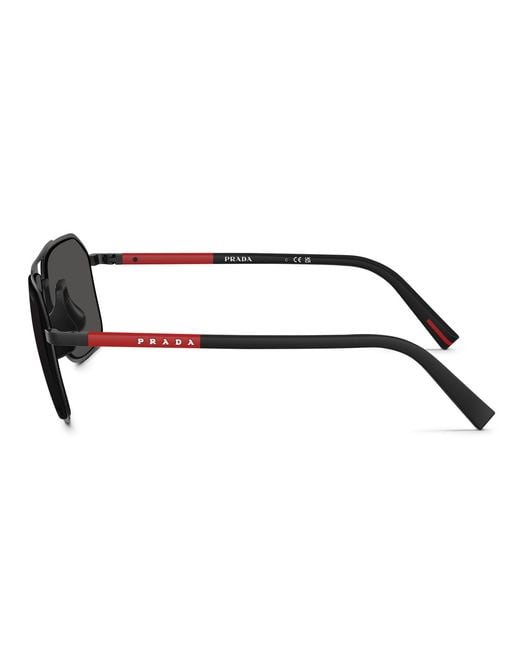 Prada Linea Rossa Black Psb51S for men