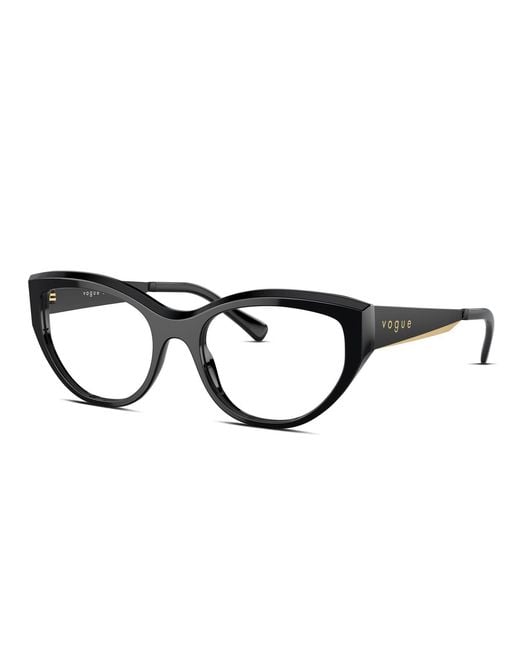 Vogue Black Vogue Geometric Eyeglasses
