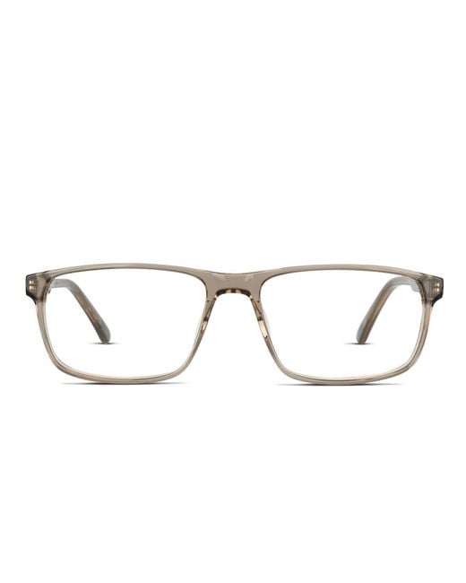 Caterpillar Black Caterpillar Rectangular Acetate Eyeglasses for men
