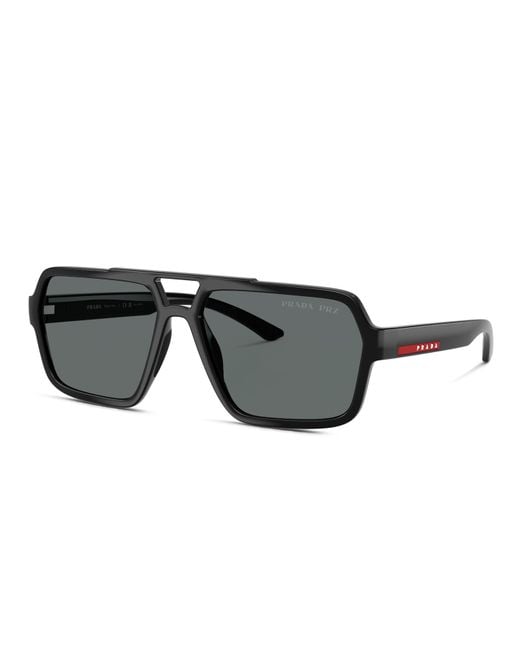 Prada Linea Rossa Black Psa06S for men