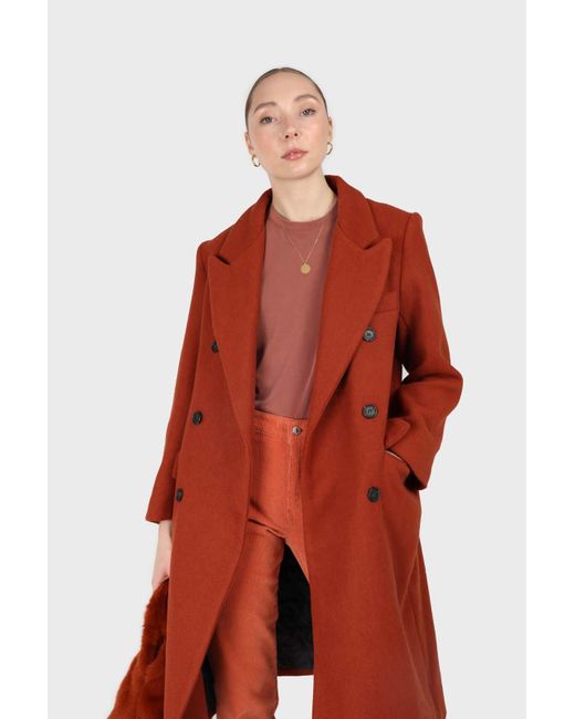 rust coat womens