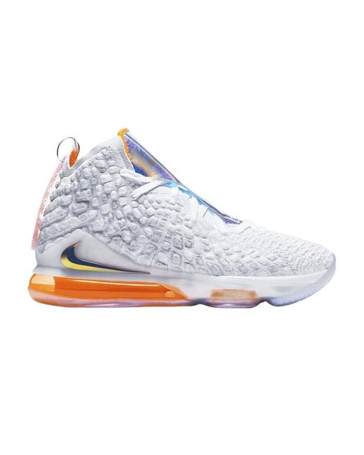 all white lebrons 17