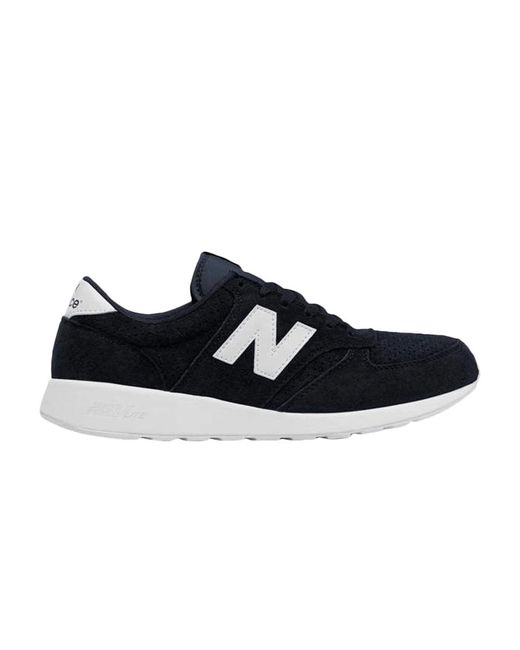 New Balance 420 Re-engineered Suede 'black' in Blue for Men | Lyst