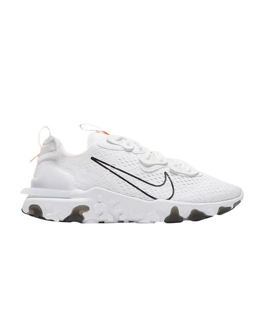 nike react white orange blue
