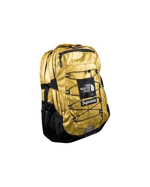 Supreme X The North Face Metallic Borealis Backpack 'gold' in