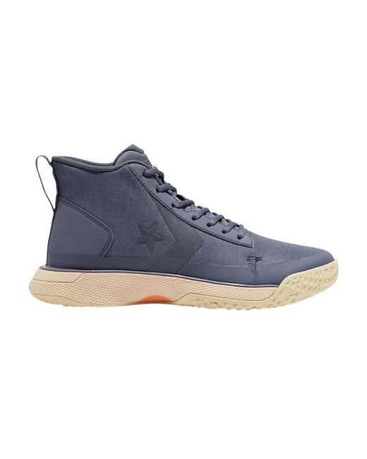 Converse Star Series Bb Mid 'carbon Grey Papyrus' in Blue for Men | Lyst